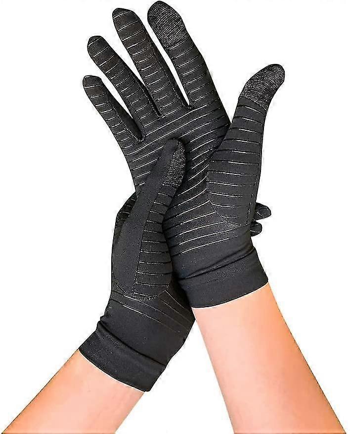 男性のための関節炎痛の救済圧縮タイピング手袋のための指の銅手袋と圧縮手袋, フルフィンガー関節炎手袋女性は圧縮