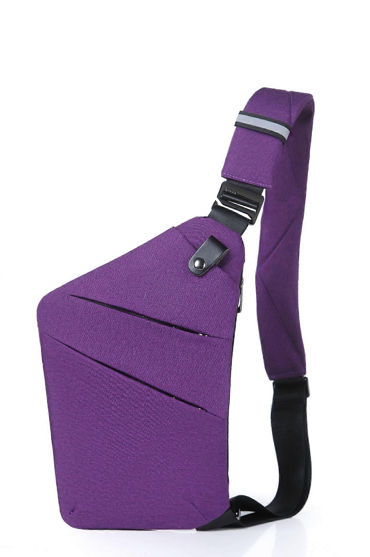 Άνδρες Crossbody Sling τσάντα αδιάβροχο ώμο πίσω πακέτο αντι κλοπή σάκο σάκο σακούλες φύλλο