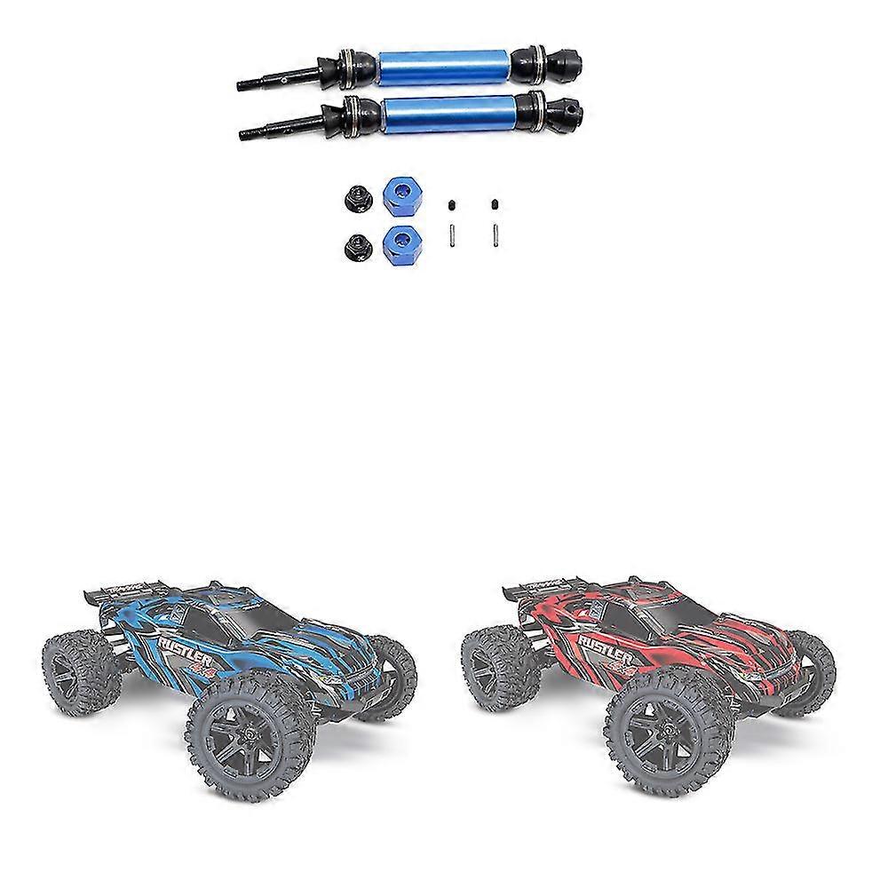 Ejes De Transmisión Traseros De Acero CVD Para Traxxas Slash 2WD, Rustler, Hoss, Stampede 1/10 - Mejora RC Con Mayor Estabilidad Y Resistencia