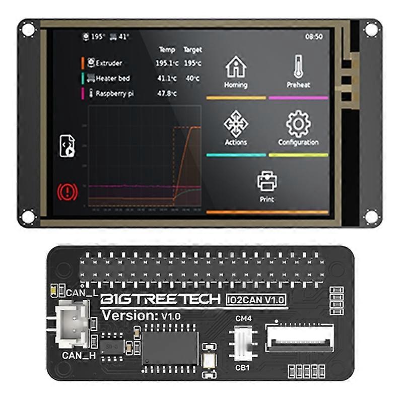 TFT35 V2.1 LCD-Bildschirm-Display-3D-Drucker-Teil für Manta M4P + CB1 / M8P + CB1