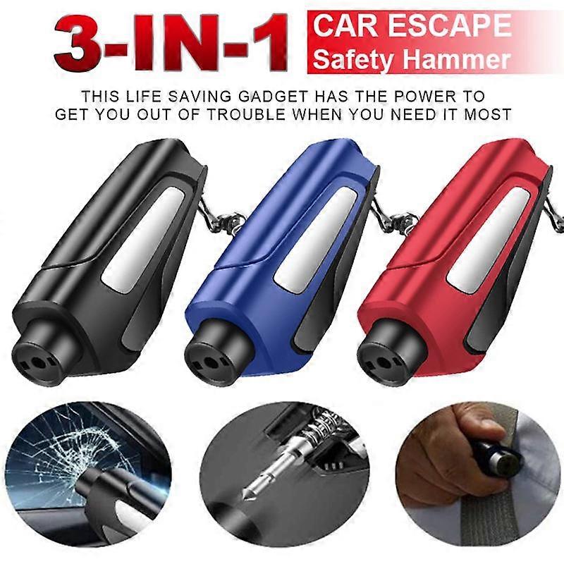 3 in 1 Auto Sicherheit Hammer Notfall Auto Fensterbrecher Flucht Hammer Notfall
