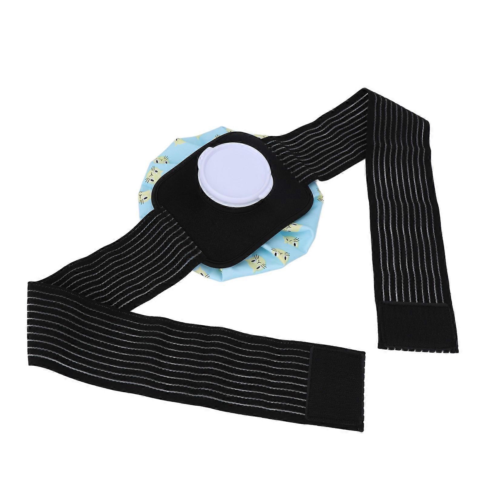 Care Ice Bags Internal Thread Cartoon Print Fold Large Diameter Reuseable Hot Bag with Bandage for Sports Injury