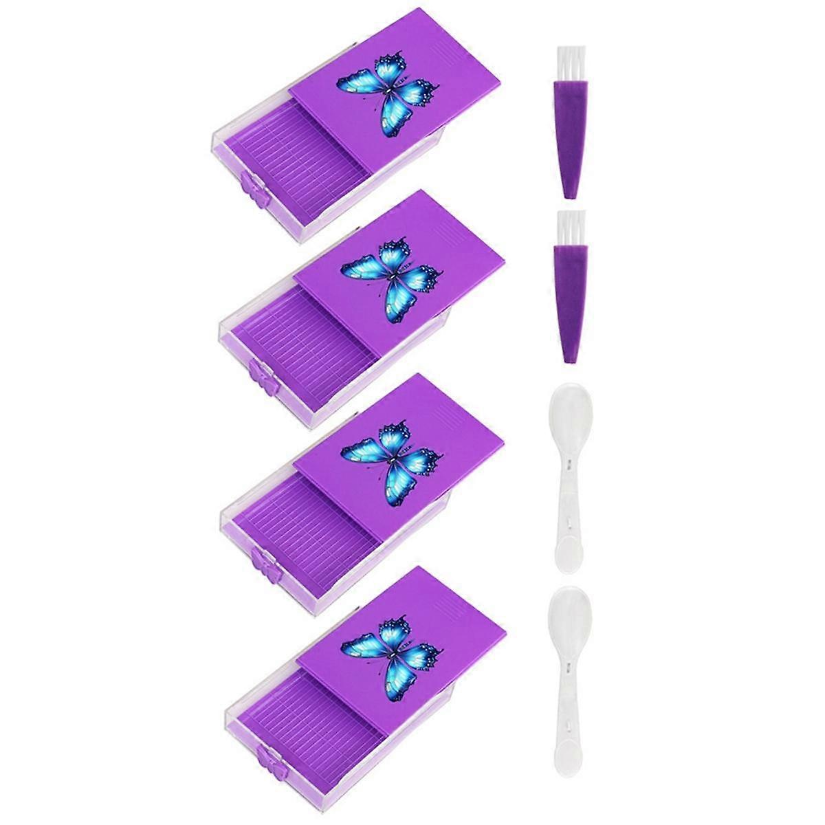 DIY Craft Diamond Tray Painting Stackable Drawer Box Tray Large Capacity Multi Placing Drill Storag