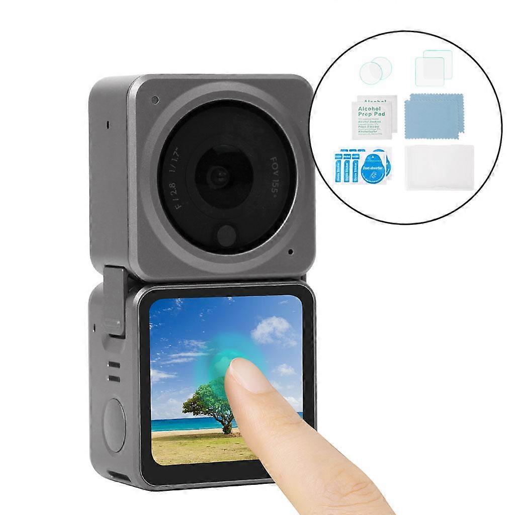 Screen Protector Anti-Scratch Lens Protector Protective Film Camera Protection for DJI Action 2 - 1Set