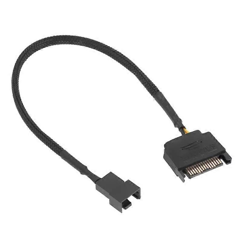 SATA 15 Pin la 1/2 Cooling Fan Interface Extension Cable Adapter Cable Connector