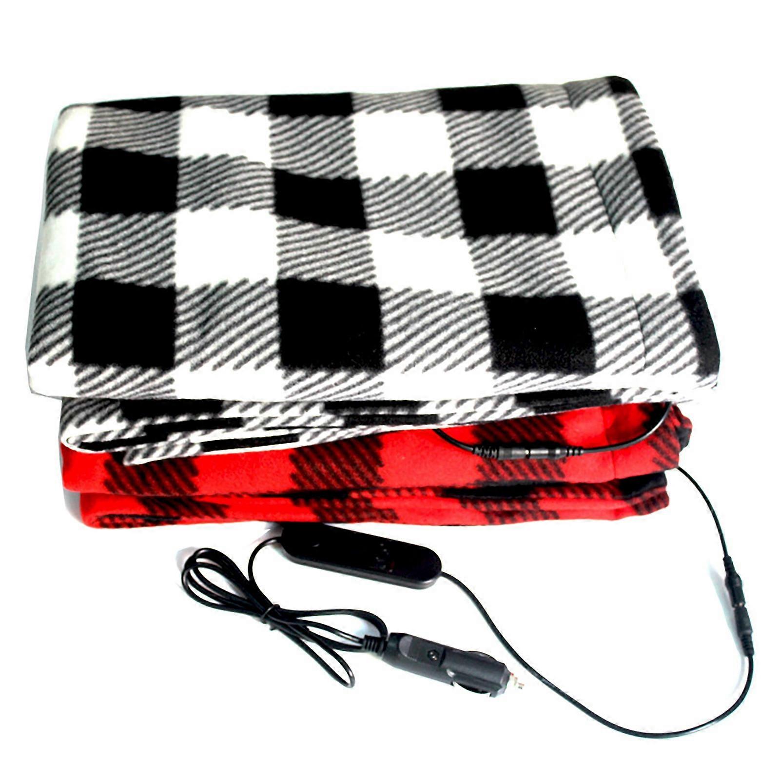 Electric Car Blanket 12V Heated Safety Timer Constant Temperature Heating Blanket Heater Mat Winter Warmer for RV Caravan Camper
