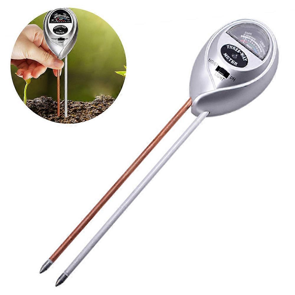 Soil Tester,3-In-1 Soil Test Kit With Moisture,Light And Ph Test,Soil Moisture Meter,Great For Garden, Lawn, Farm, Indoor & Outdo