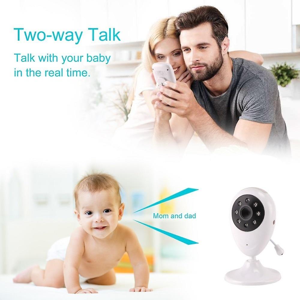 Baby Monitor Sp880 Night Vision Security Camera Wireless Intercom 2.4 Inch Audio Video Camera Temperature Detection