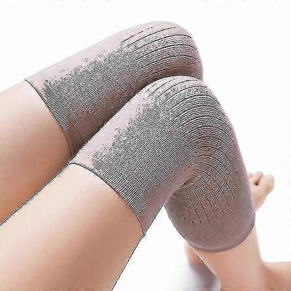 1pair Knee Brace Warm Sleeve Wool Knee Warmers Thermal Pads Cashmere
