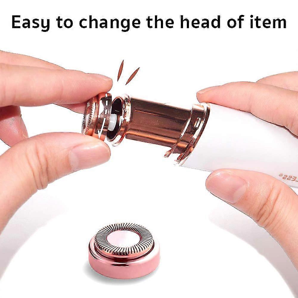 1pcs-- Replacement epilator heads with ,rose gold