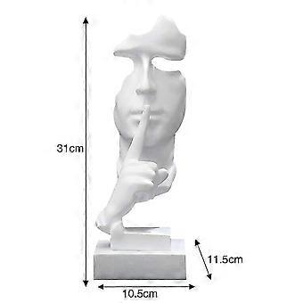 Moderne Harz-Skulptur „Knoten“ – 14 Cm Hoch, Abstrakte Tischdekoration Für Zuhause & Büro