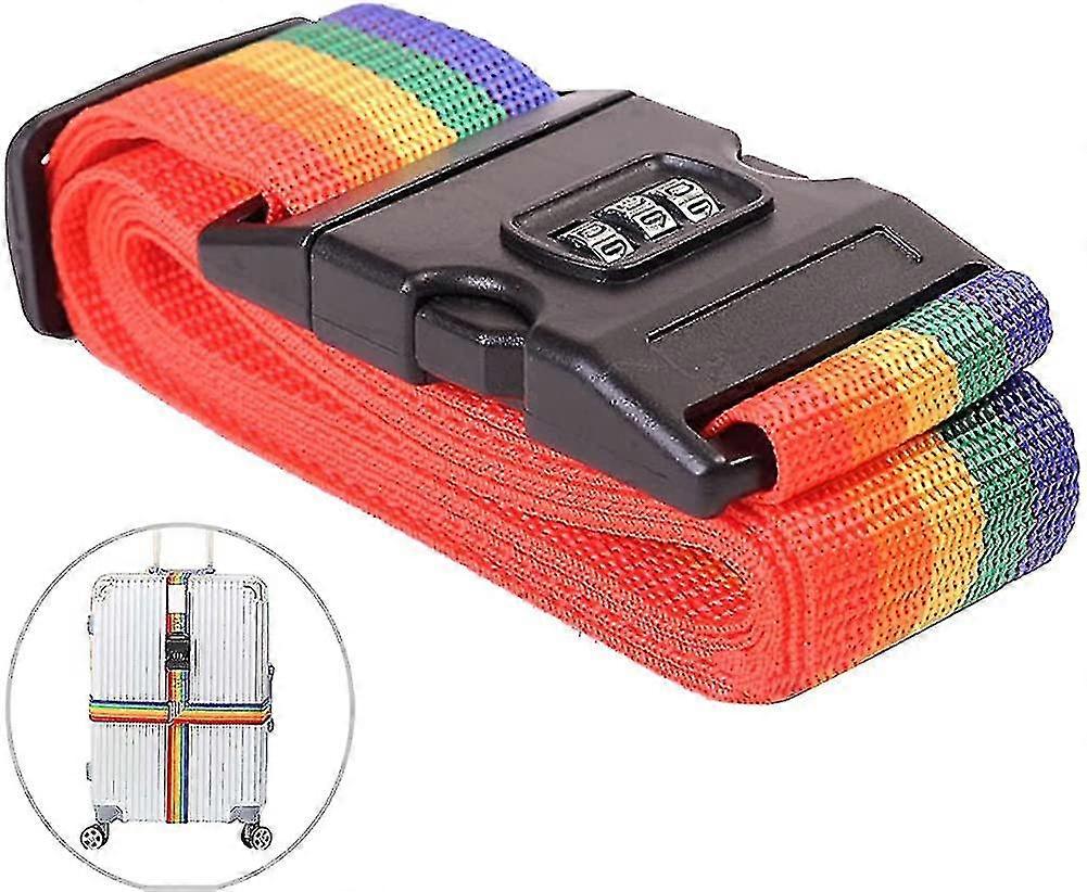 Baggage Belt. High Elastic Suitcase. Adjustable Waist Bag Elastic Belt With Code