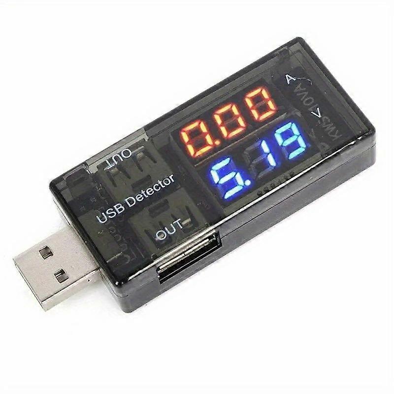 1pc/2pcs USB Charger Doctor Current Voltage Charging Detector Battery Voltmeter Ammeter Multimeter USB Tester Mobile Power Panel Monitor