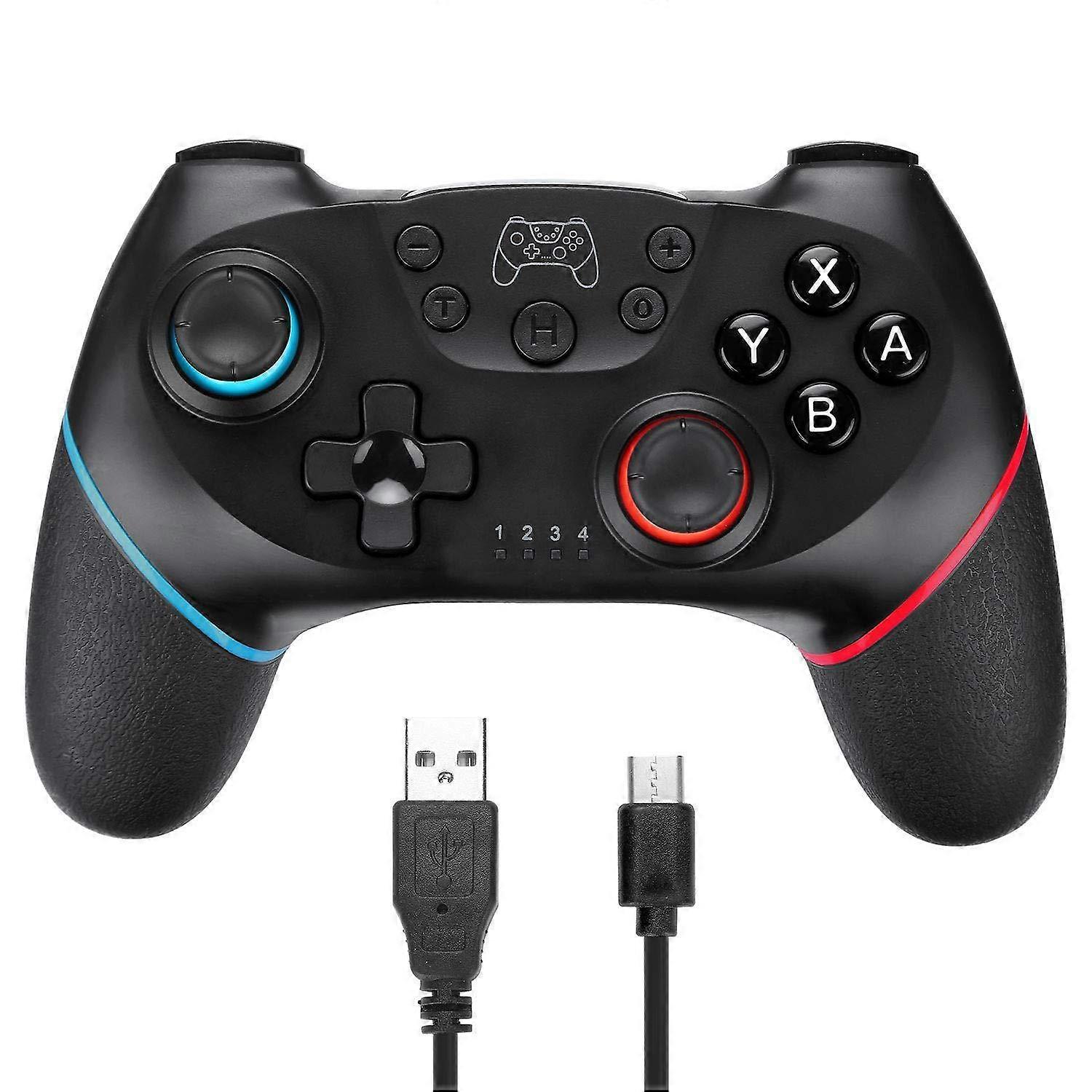 Wireless Gamepad for Switch Controller Gamepad with Gyro Accelerator PC Bluetooth Support Wake Up