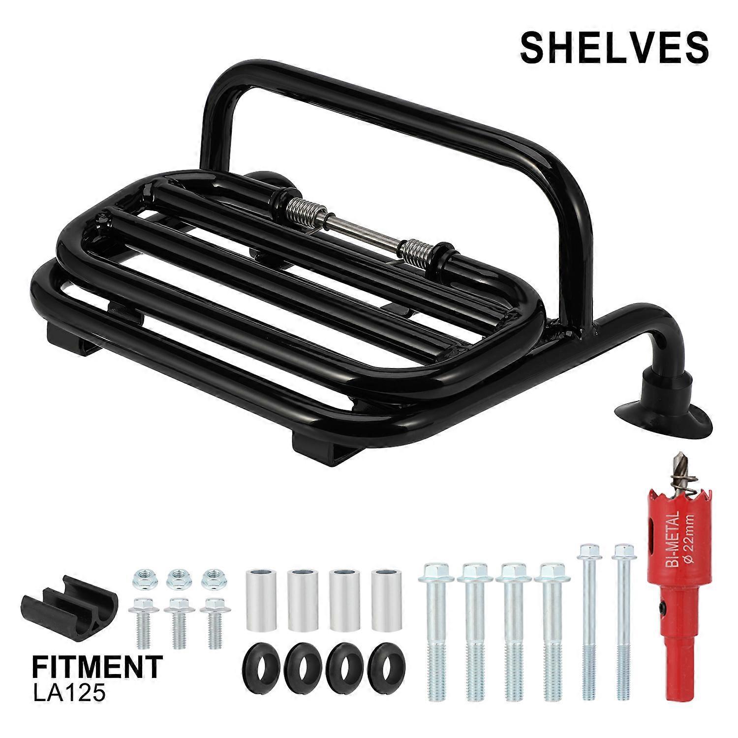 Compatible La125 Motorcycle High-Quality Iron Front Shelf Storage Rack Modification Accessories