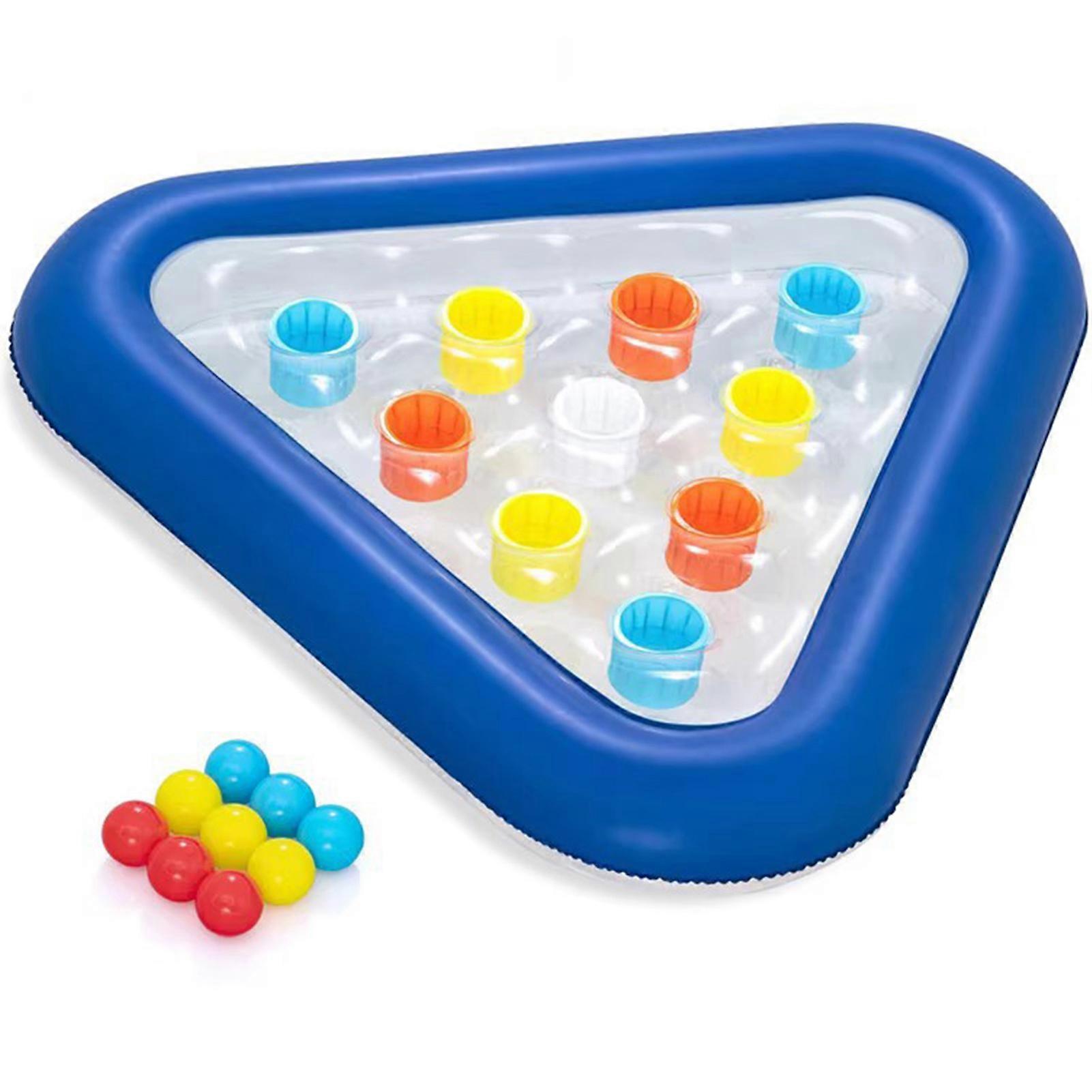 Inflatable Pool Ball Game Water Pong Ball Game Family Swimming Pool Beach Game for Kids and Adults