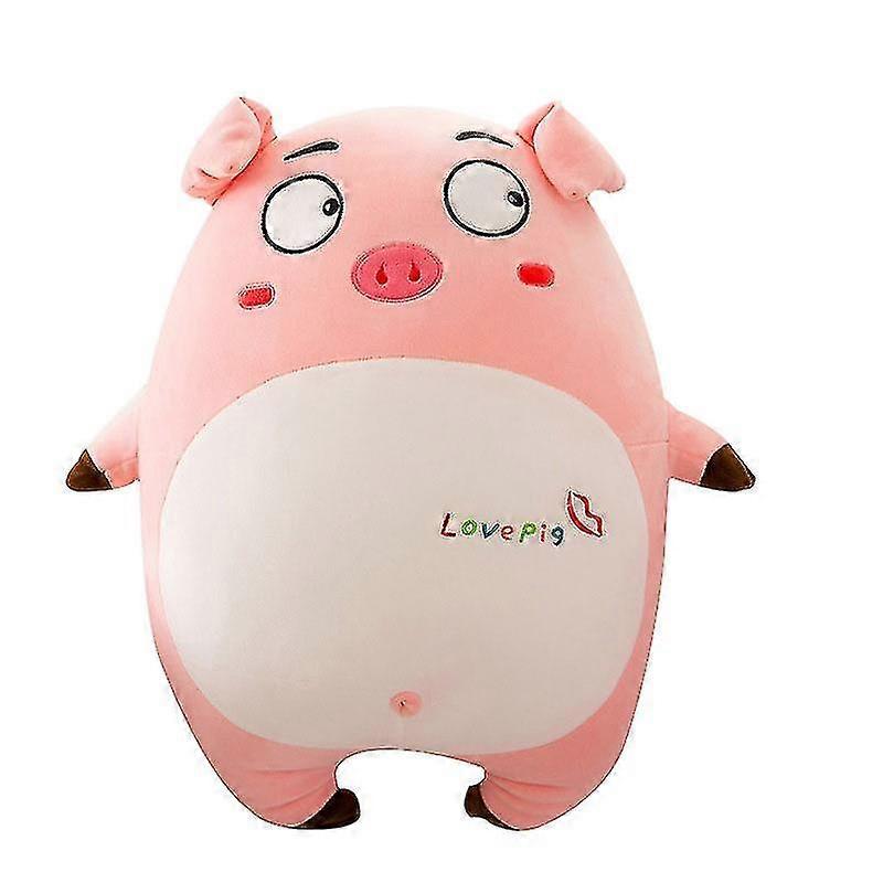 Multi-Function Cute Piggy Plush Pillow Hand Warmer For Home Bedroom Office Squinting