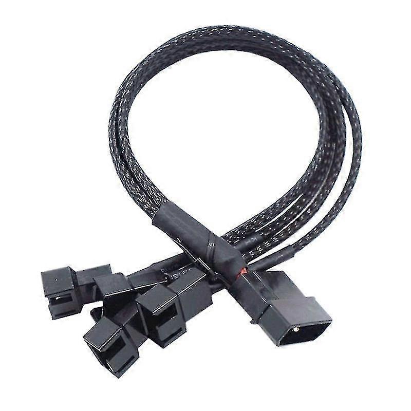 Power Supply Plug Cooler Cooling Fan Adapter Cable Splitter For Pc Computer Case