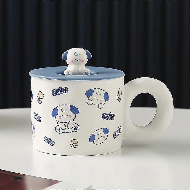 Adorable Puppy Pattern Mug - Bringing Cuteness to Your Drinks