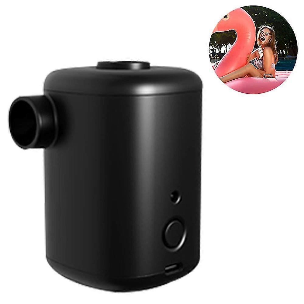 Portable Air Pump, Electric Air Mattress Pump For Inflatables With 3000mah Battery, Mini Inflator Pump With 4 Nozzles, Usb Rechargeable Quick To Infla