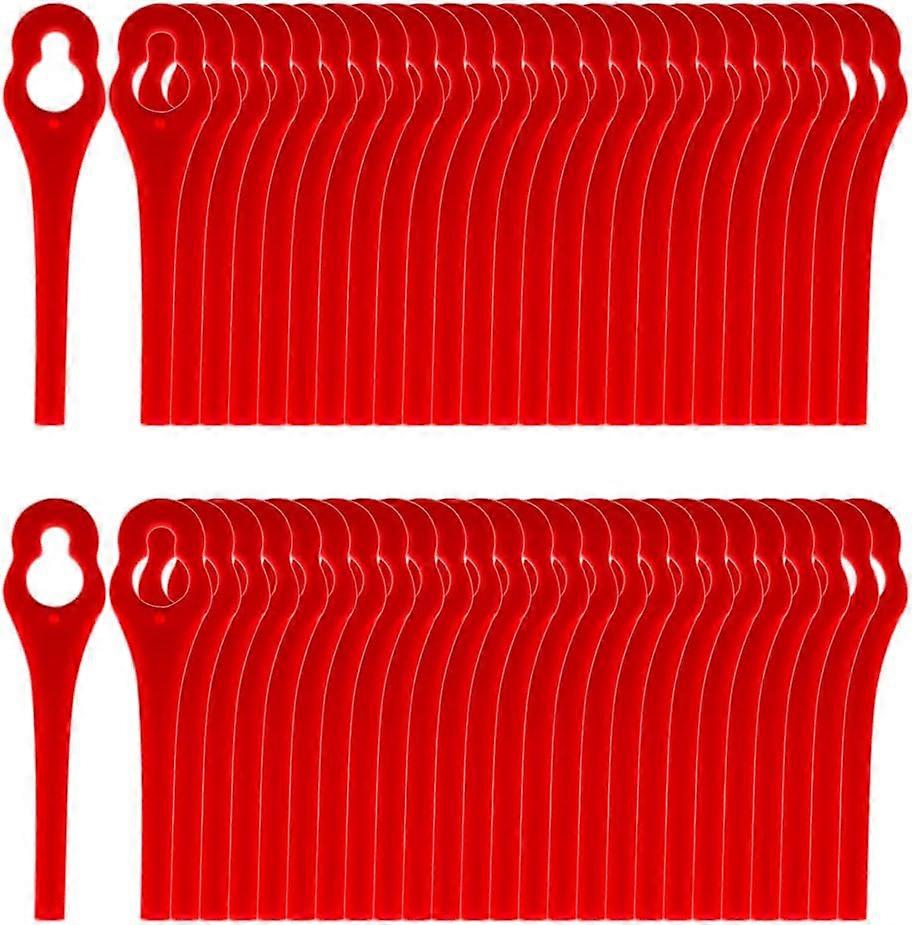 Pack of 100 PA6 Replacement Blades Compatible with Florabest Edger LIDL FRTA 20 A1, FAT 18B2, FAT 18B3