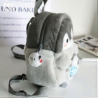 Zaino Peluche A Forma Di Pinguino – Morbido E Imbottito Per Bambini E Adulti, Tracolla Regolabile, Compagno Di Viaggio E Campeggio