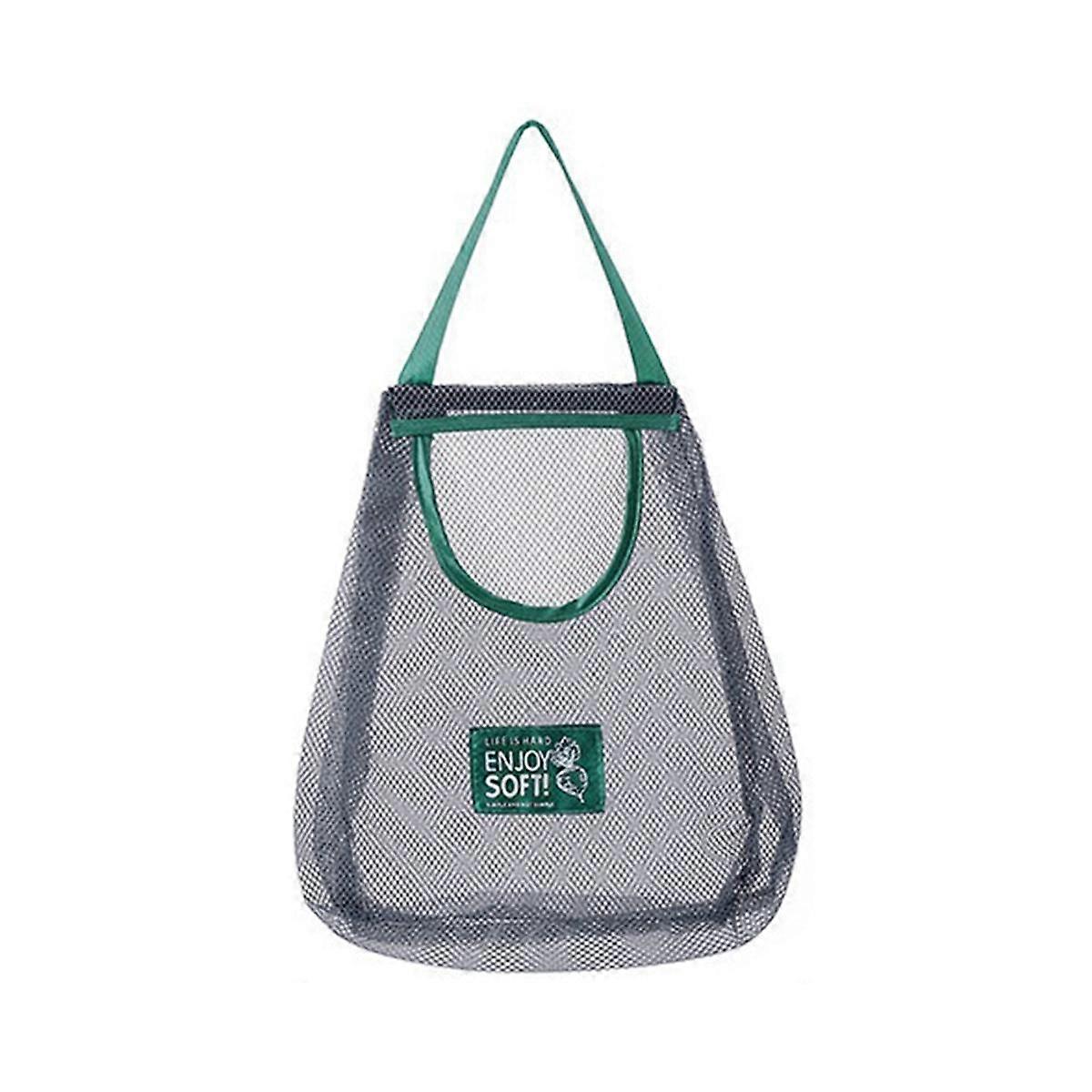 Reusable Kitchen Hanging Mesh Bag Large Capacity Home Fruit Vegetable Storage No.2