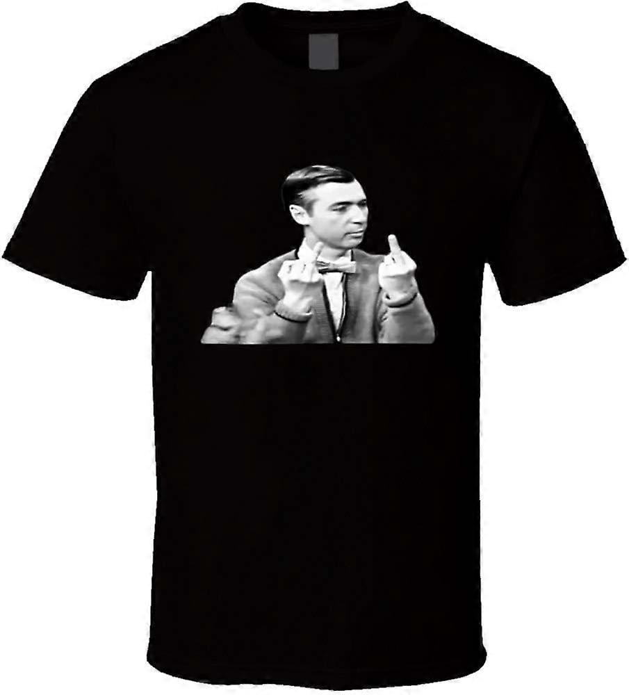 Mr. Rogers Middle Finger Funny T Shirt