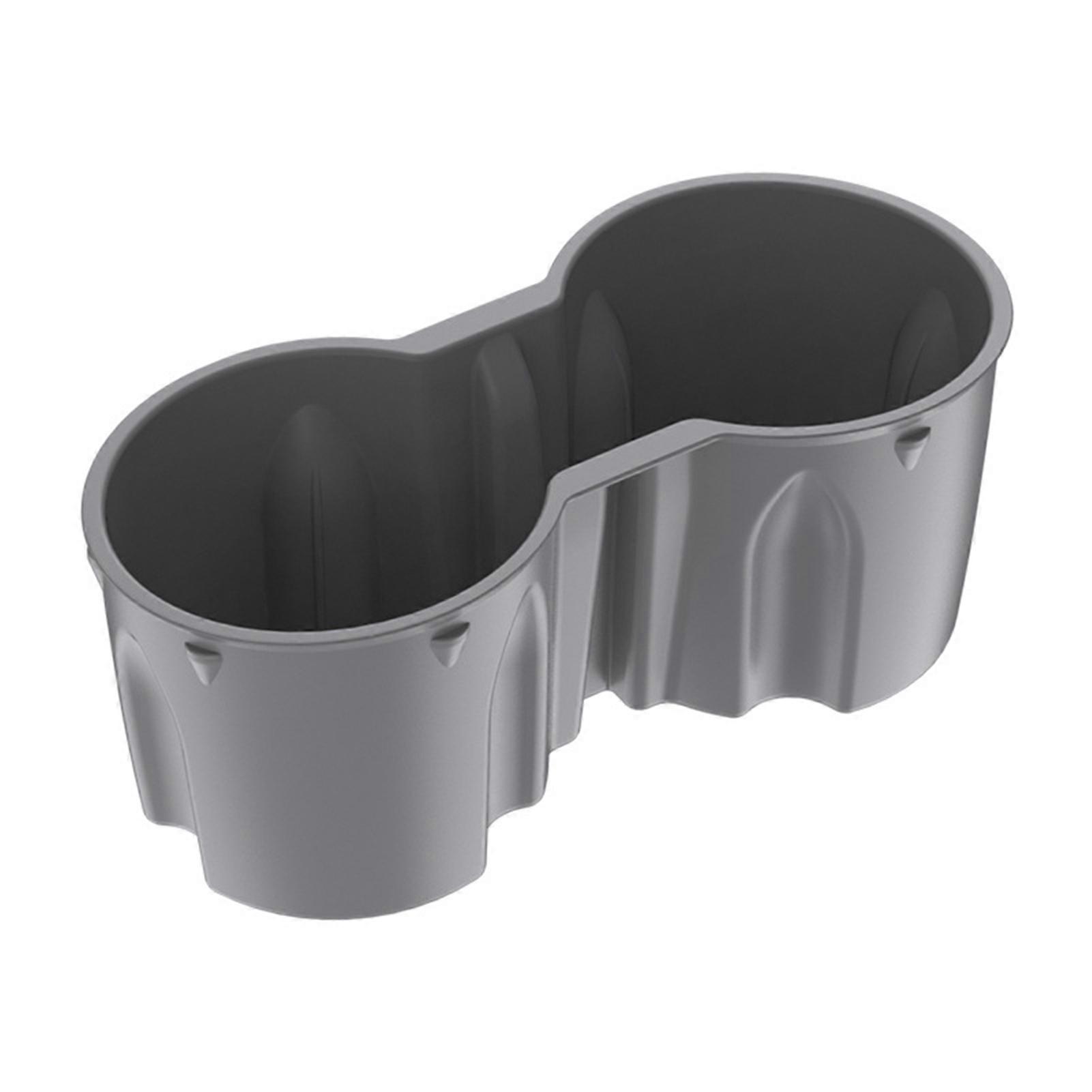 Car Cup Holder Waterproof Replaceable Double Hole Center Console Insert Water Cup Holder for Model Y/3 mengxi