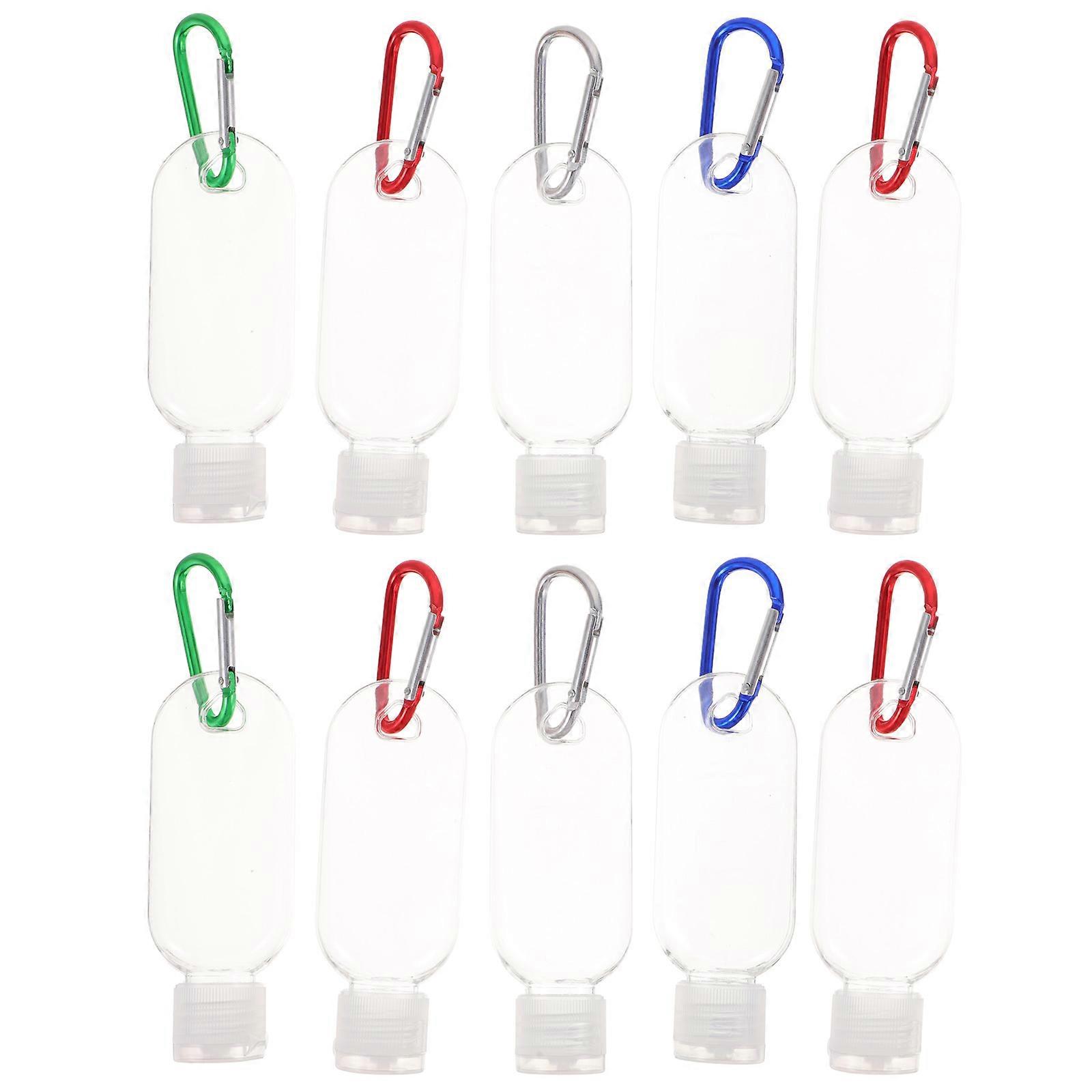 10 Sets Travel Empty Bottles Container Hand Sanitizer Bottle Sub-packaging Bottles Empty Bottle