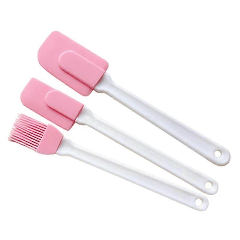 3x Silicone Cream Spatula Batter Scraper Brush Mixing Shovel Butter Baking Tools