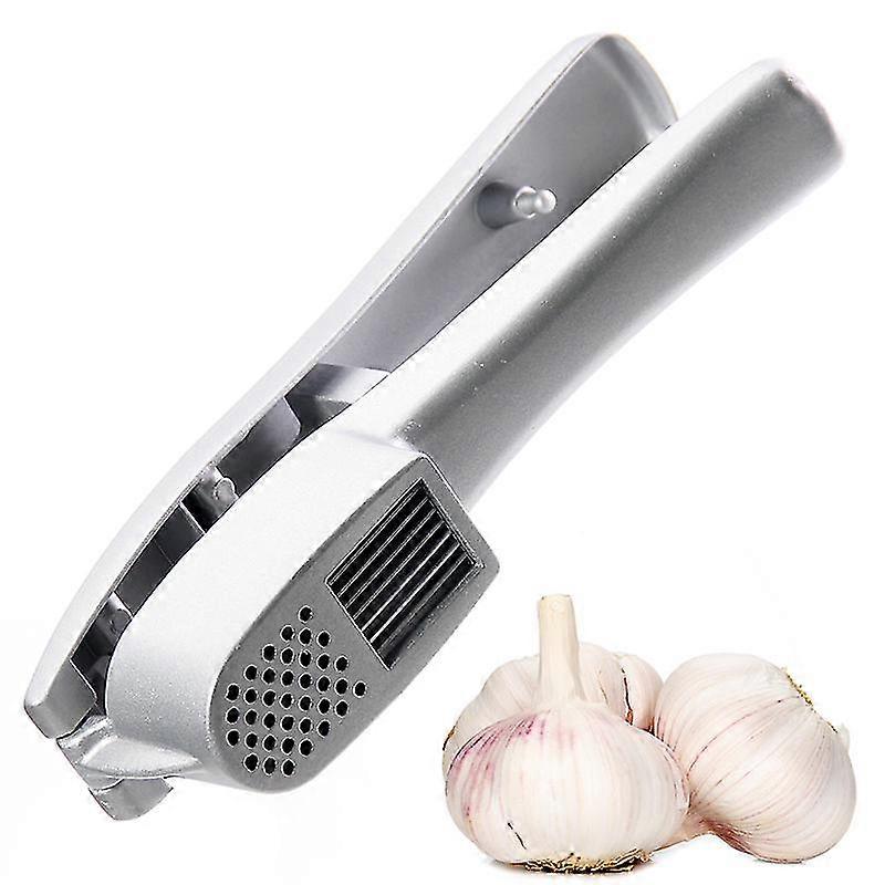 Garlic Press Slicer Aluminium Garlic Ginger Mincer And Slicer With Slicing And Grinding Kitchen Cooking Tools