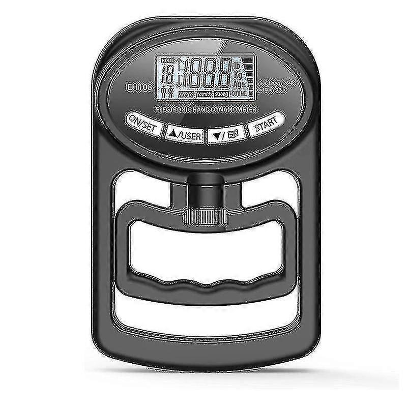 thumbnail interactive-video image 1 of Handexer Digital Hand Dynamometer – 265lb/120kg Grip Strength Tester, Backlit LCD, Gym & Training 1 of 2