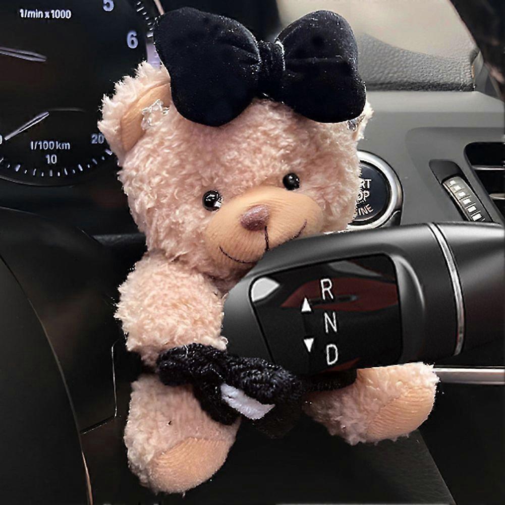 Cute Bear Car Decoration Wiper Turn Signal Plush Doll Ornaments for Car Interior Decoration
