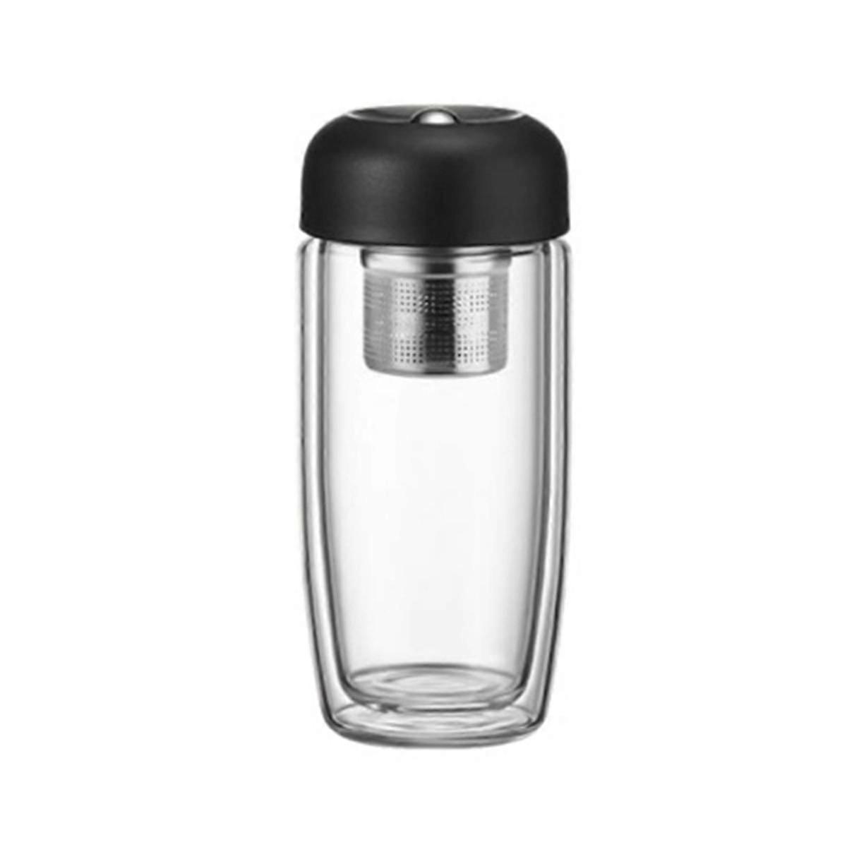 Double Thickened Anti-Scalding Glass Cups Office Magnetic Tea Separation Tea Bin Design Watertight