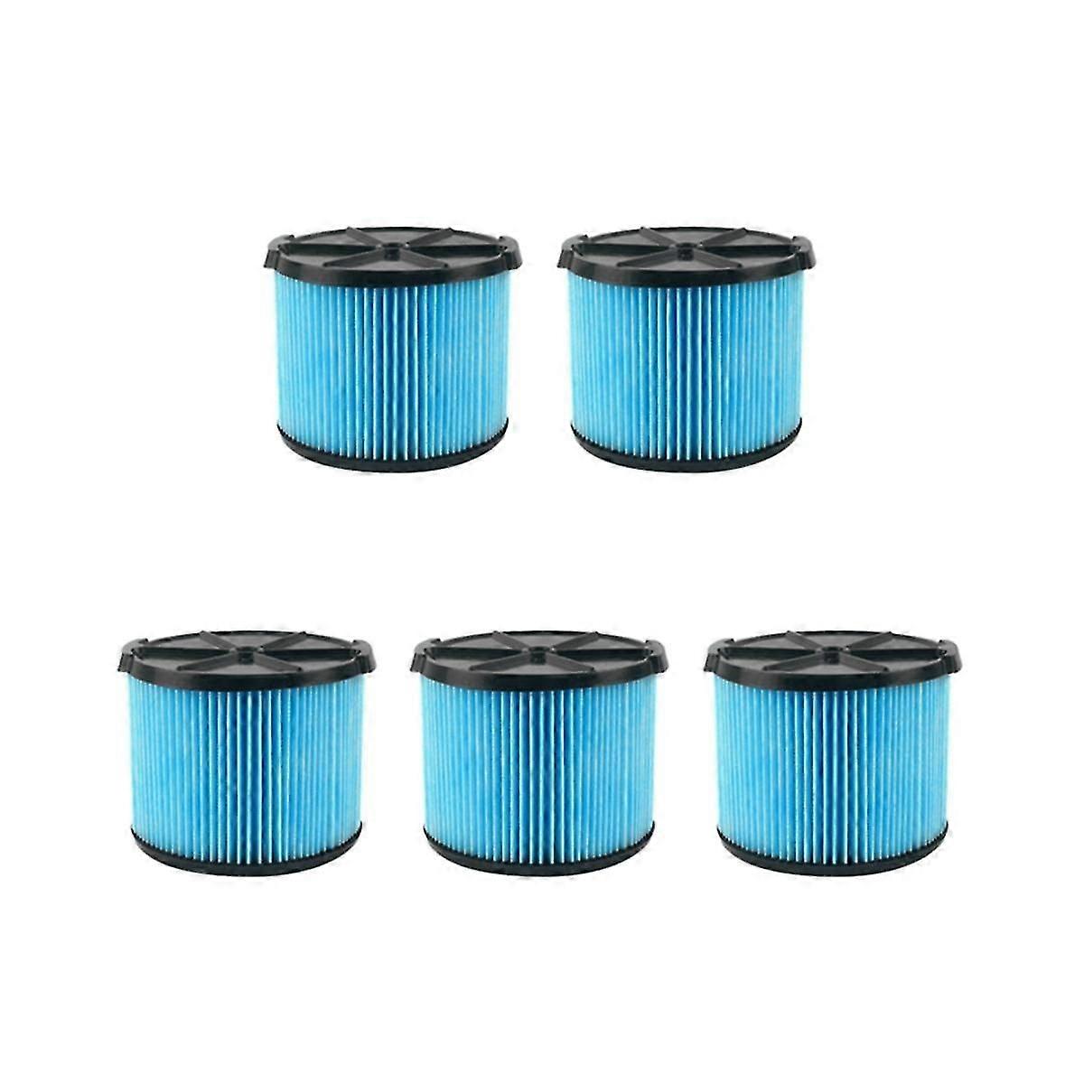5pcs For 26643 Vf3500 Replacement 4-gallon Portable 3-layer Vacuum Filter For Wd4050 Pro-