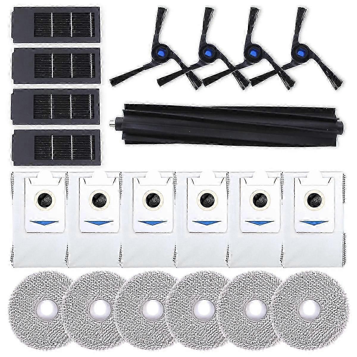 Pro Deebot X2 Omni Robot Vysavač Hlavní boční kartáč Hepa filtr Mop Tkanina Sáčky na prach Příslušenství -ZY