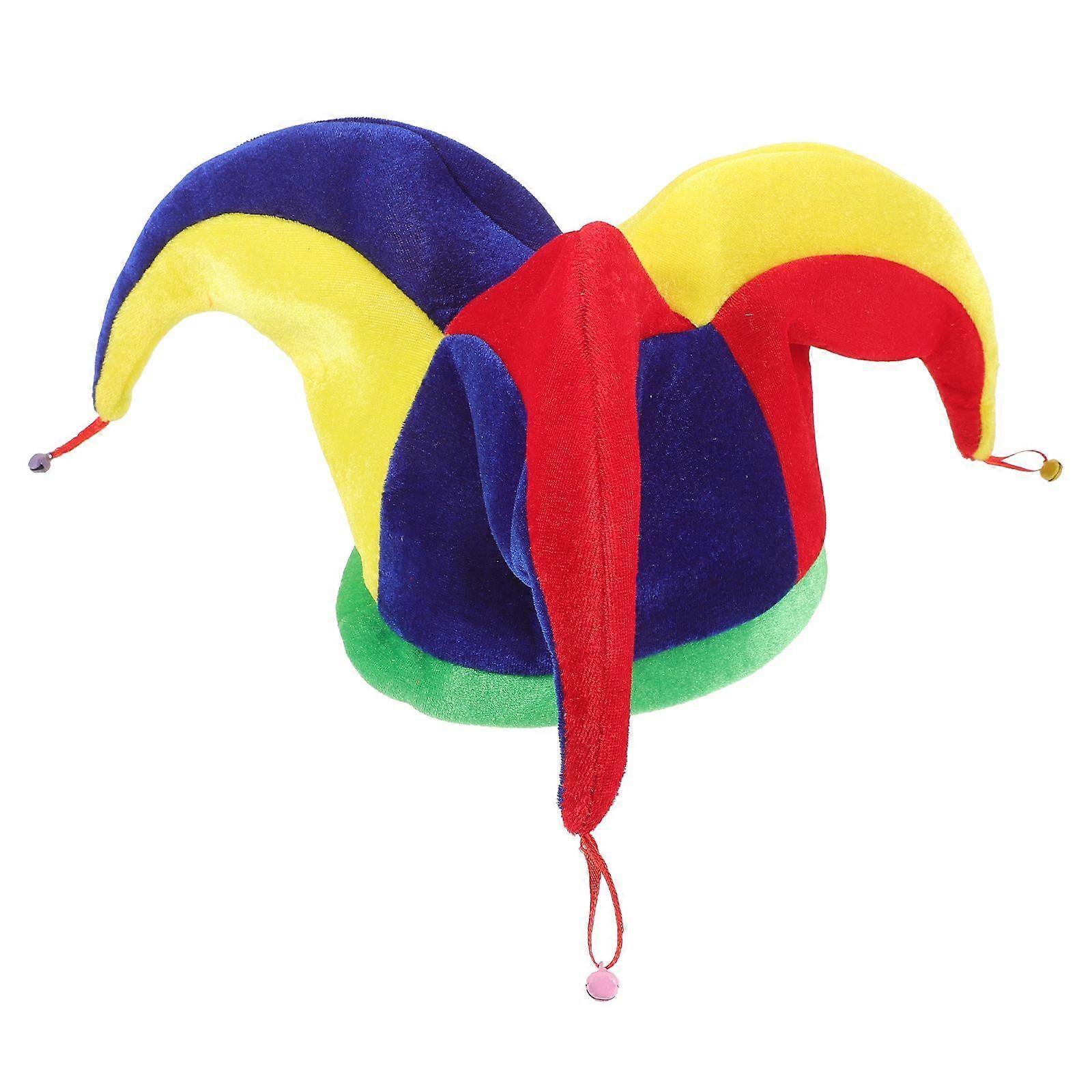 Funny Multicolor Costume Party Clown Hat Cosplay Play for Party and Acivity