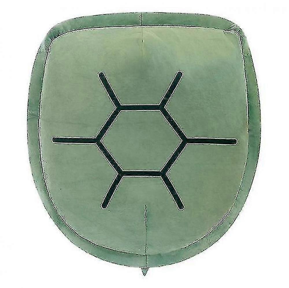 60CM very soft and cute wearable turtle shell plush toy filled with soft pillow, party role-playing doll (green)