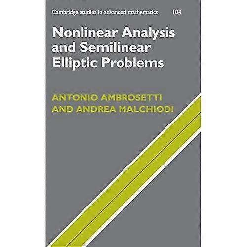 Nonlinear analysis and semilinear elliptic problems