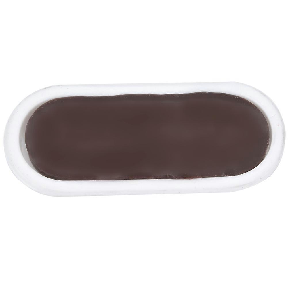 Leather Craft Edge Polishing Wax HandMade Processing Grinding Tool(Brown)