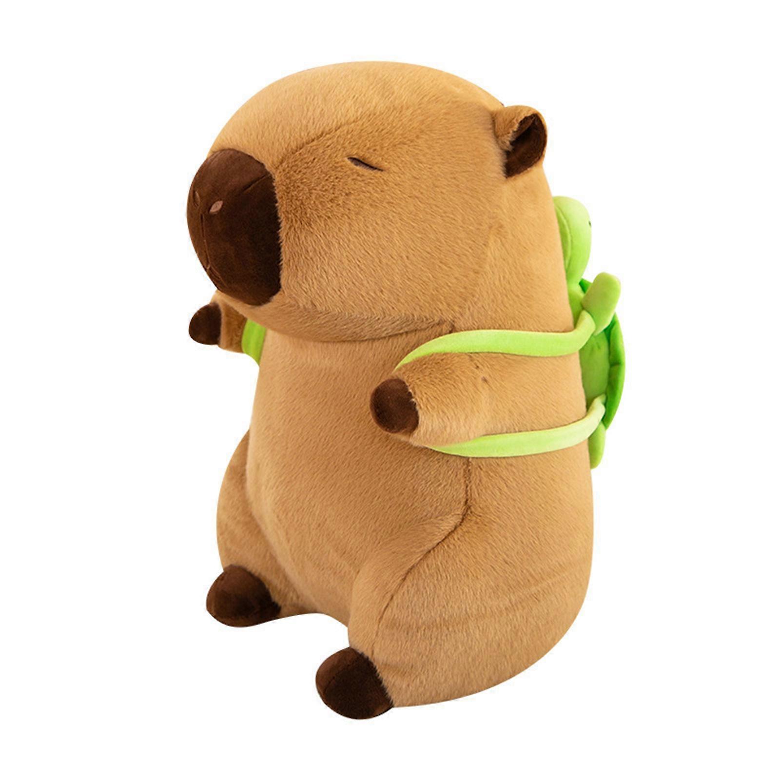 45cm Capybara λούτρινα ζώα με σακίδιο χελώνας μαλακό βελούδινο παιχνίδι για τα παιδιά κορίτσια Δώρα γενεθλίων Χριστουγεννιάτικη διακόσμηση