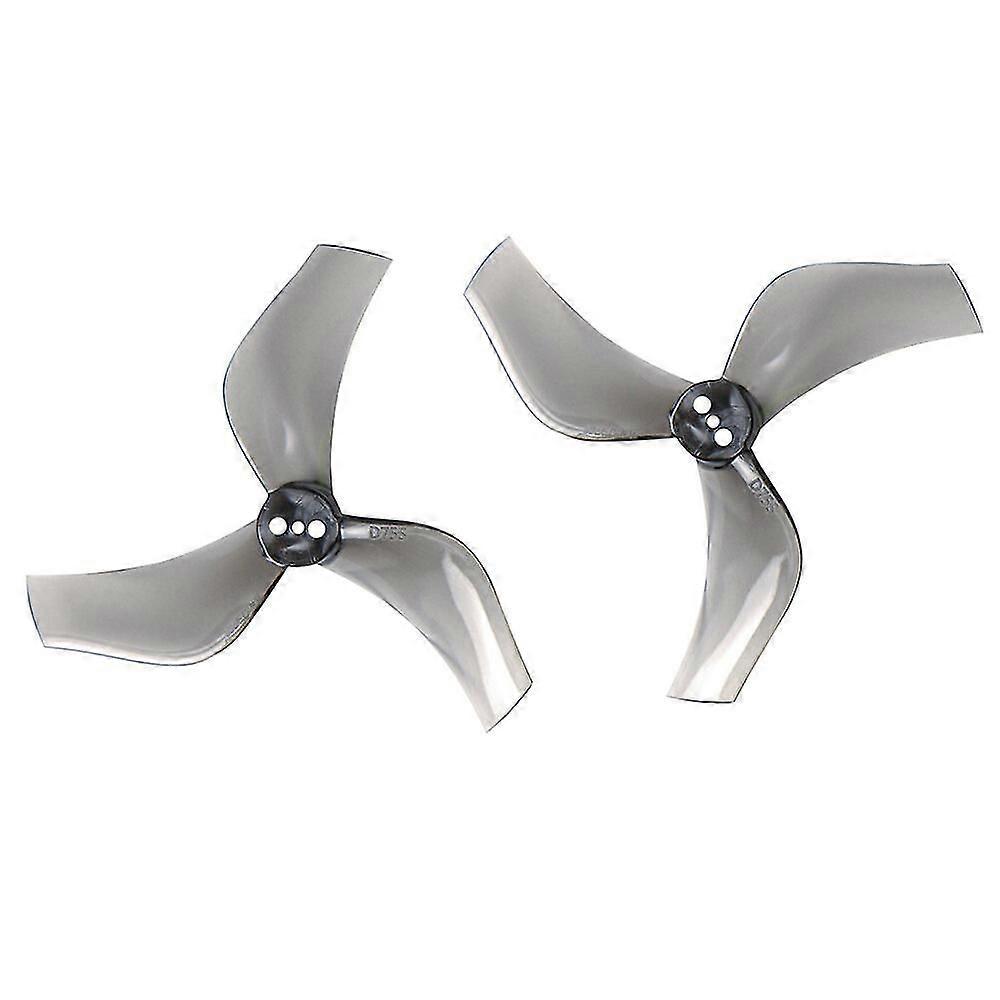 2 Pairs Gemfan Hurricane D75S3 UltraLight 3 Inch 3Blade Propellers PC for HighPowered RC FPV Racing