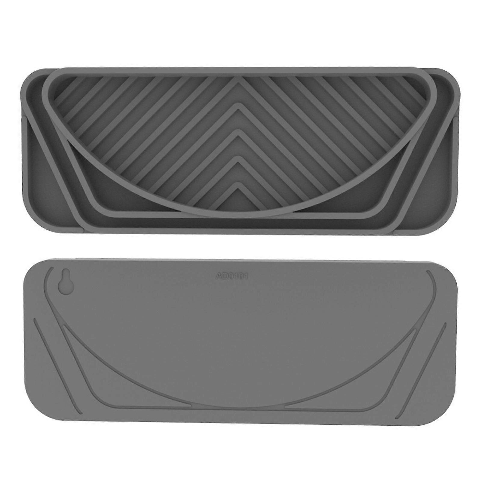 Grey Silicone Tray for Water Dispenser and Coffee Bar