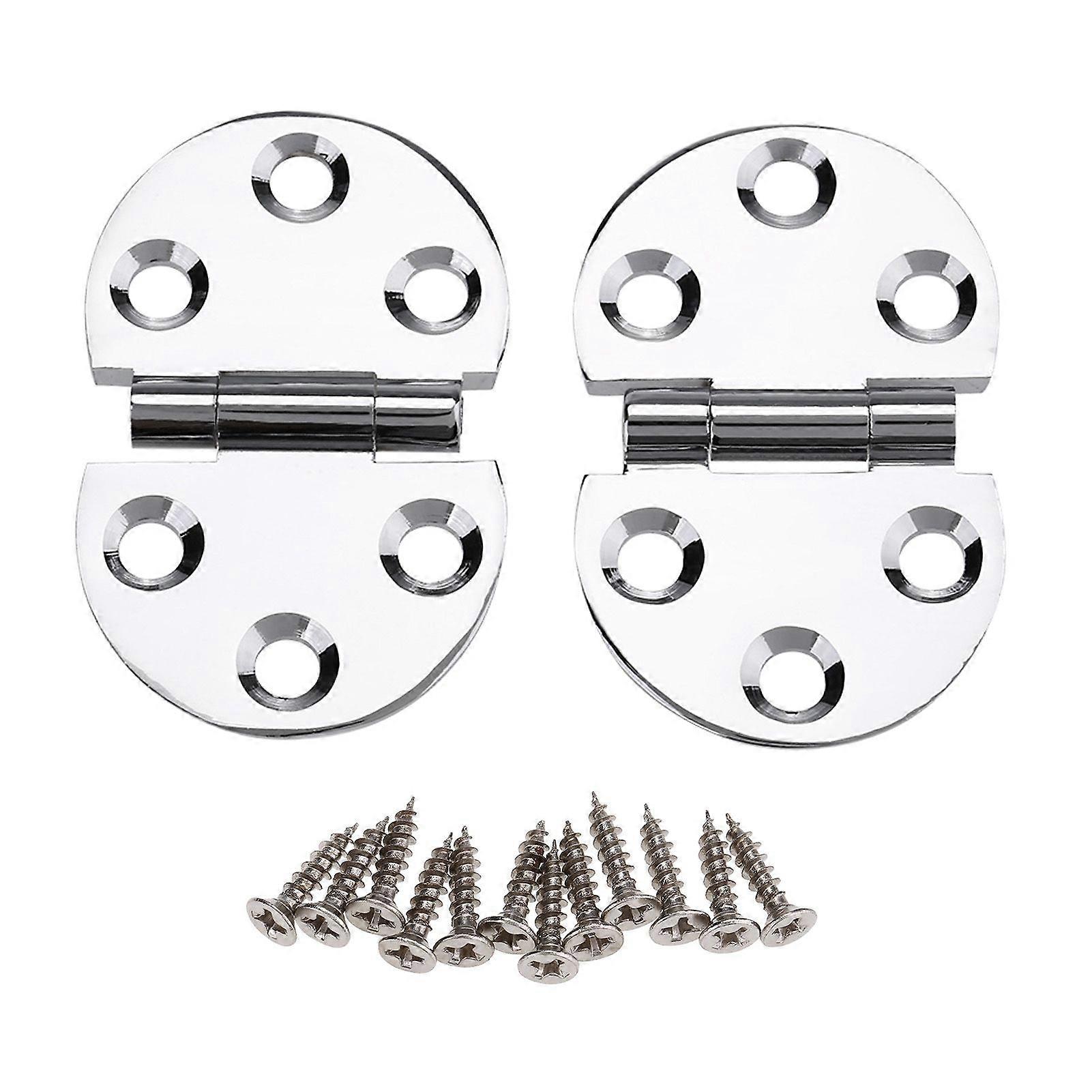 2PCS 180 Degree Copper Hinges for Folding Tabletop Sewing Machine Table