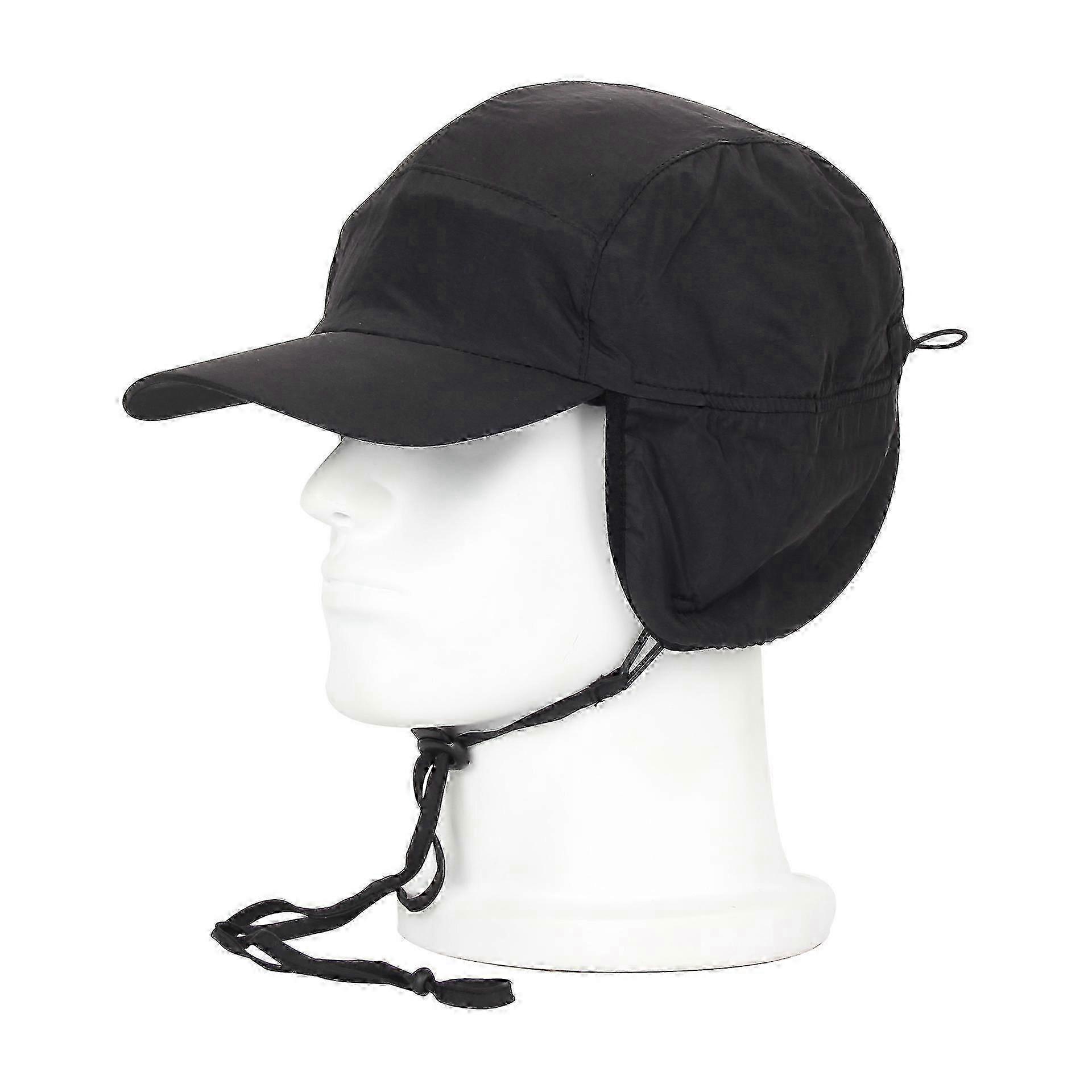 Unisex Men's Waterproof Winter Hat Fleece Lined Earflaps Baseball Cap
