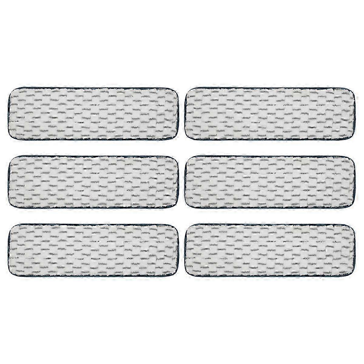 6PCS Reusable Mop Pads compatible PowerMop Replacement Microfibre Mop Thickened Pads Refills compati