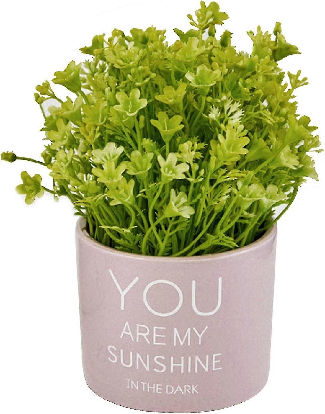 High quality Artificial Lavender With Ceramic Flowerpot, Small Potted Decorations, Suitable compatible Office