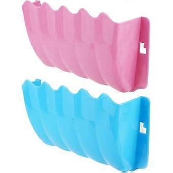 2 Pieces Fixed Dispenser Wasted Pet Space Small for Chinchillas Plastic Feeding Tray Pet Shelves Hanging Containers Supplies and Supplies