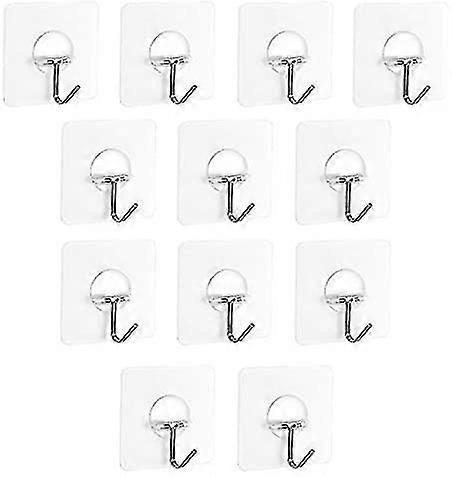 Clear Hooks Zelfklevende Plastic Sticky Hooks 5kg (max)